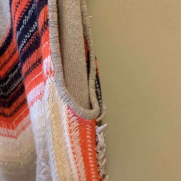 Ella Moss Deva Vest Fringe Tribal Knit Cardigan XS - Picture 7 of 14